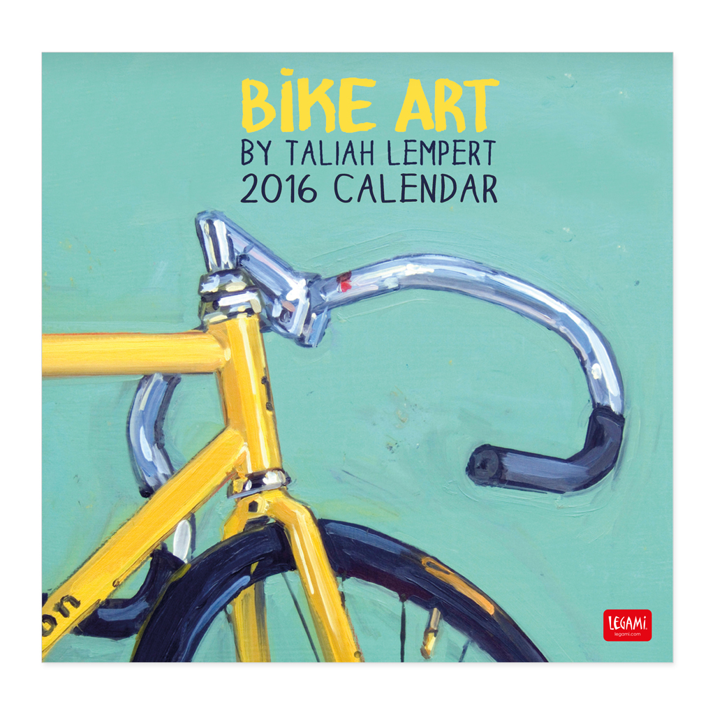 2016 Calendar Bicycle Paintings, Prints and Custom Bike Art Portraits