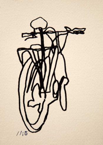 Bicycle Paintings Prints And Custom Bike Art Portraits